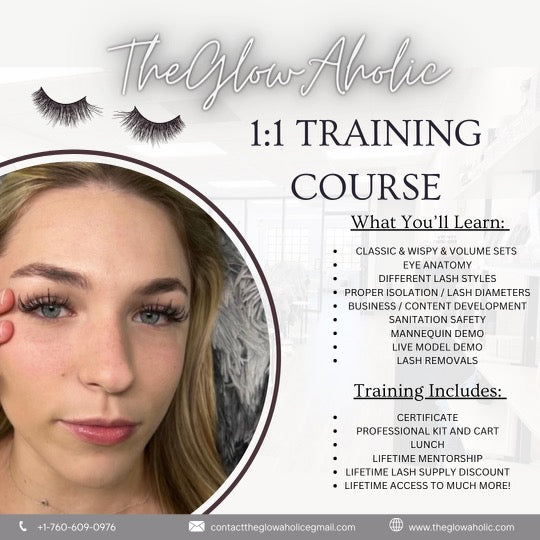 1-1 IN- PERSON BEGINNER LASH TRAINING