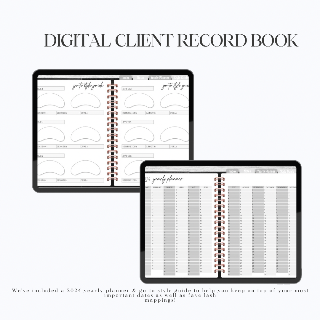 DIGITAL CLIENT RECORD BOOK (Done For You)