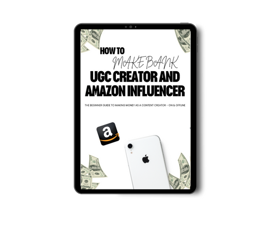 Make Thousands As A UGC Creator & Amazon Influencer (DONE FOR YOU)